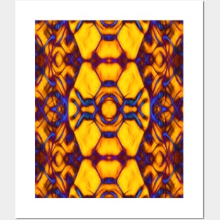 Symmetrical pattern Posters and Art